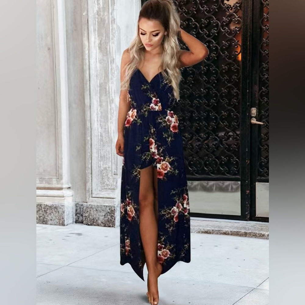 BRAND NEW FLORAL ROMPER DRESS